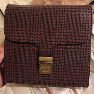 Red Plaid Purse